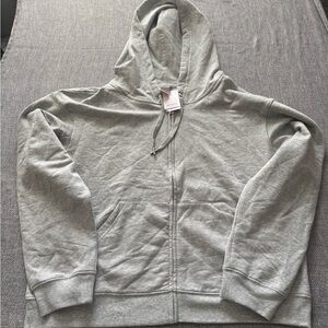 Auden Gray Zip-Up Hoodie